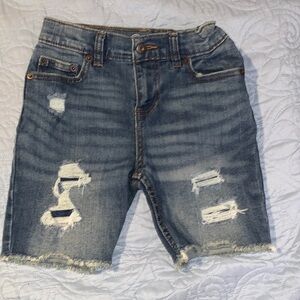 Wonder Nation Girl size 7 denim shorts blue